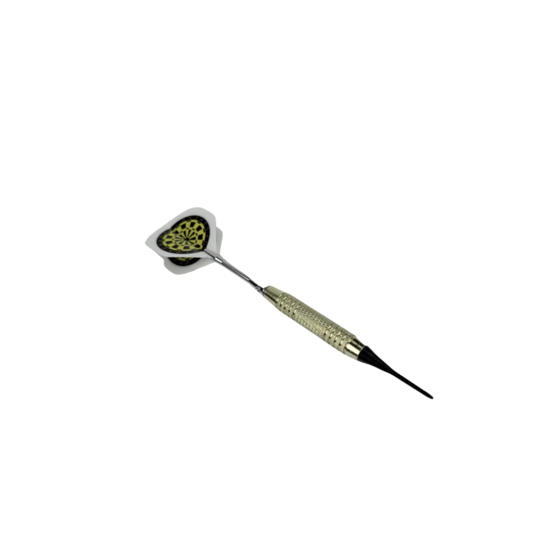 Dartpfeile 18g Messingbarrel 1/4 Zoll Spitze Set kaufen Detail Dartscheibe und Frontansicht