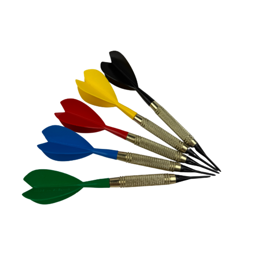 Dartpfeile 18g Bar Flight Set kaufen mit PVC Schaft Frontansicht