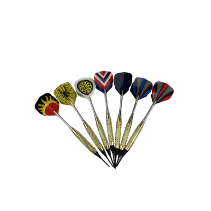Dartpfeile 18g Messingbarrel 1/4 Zoll Spitze Set kaufen Detail und Frontansicht