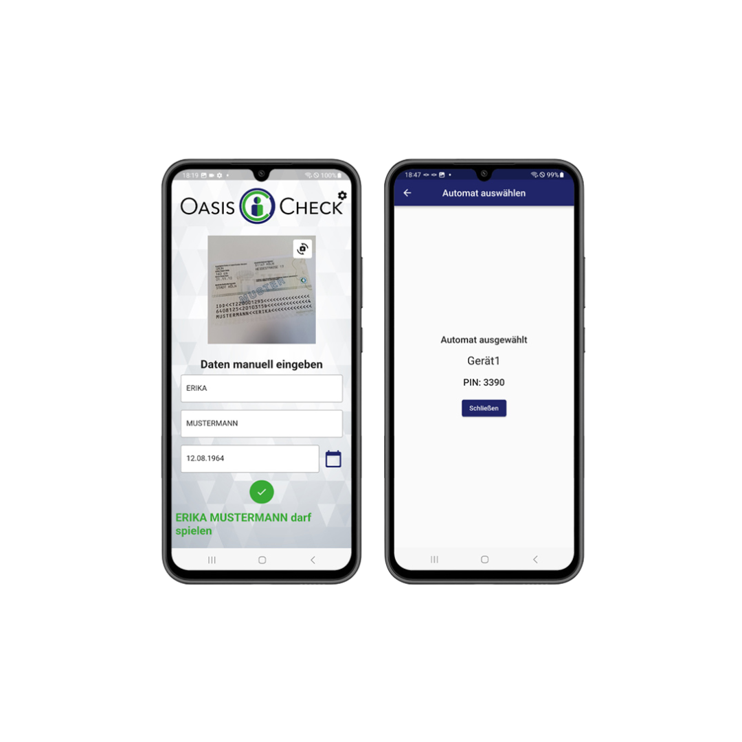 OASIS Check Terminal Tisch Wand System kaufen